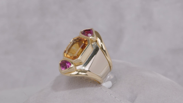 B-511 | Anello Topazio Tormalina - immagine 2