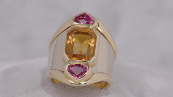 B-511 | Anello Topazio Tormalina - immagine 3