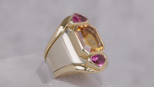 B-511 | Anello Topazio Tormalina