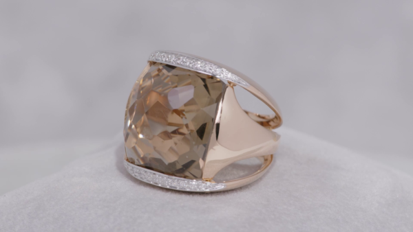 B-645 |  Anello Topazio Fumé - immagine 4