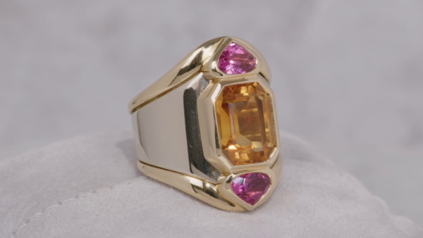 B-511 | Anello Topazio Tormalina - immagine 4