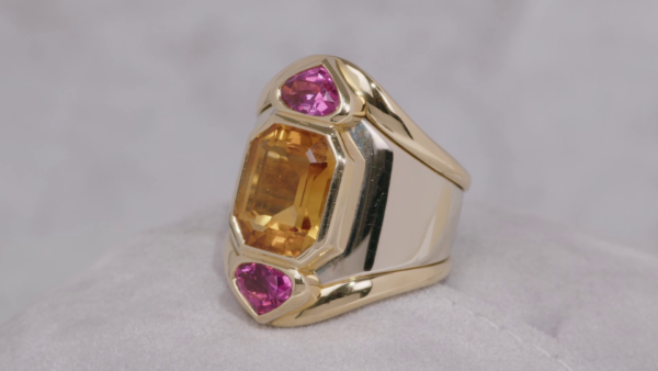 B-511 | Anello Topazio Tormalina - immagine 6