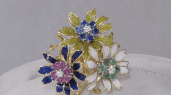 N-154 | Anello Zaffiro Rubino Smeraldo - immagine 6