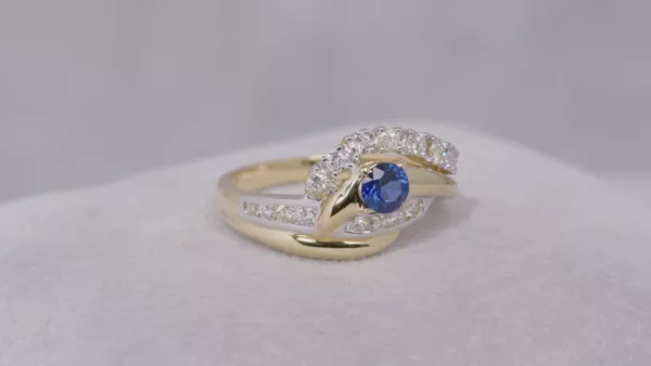 B-735 | Anello Zaffiro - immagine 3